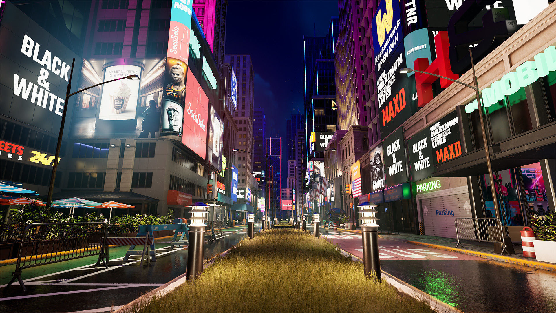 New York Night 3D model_12