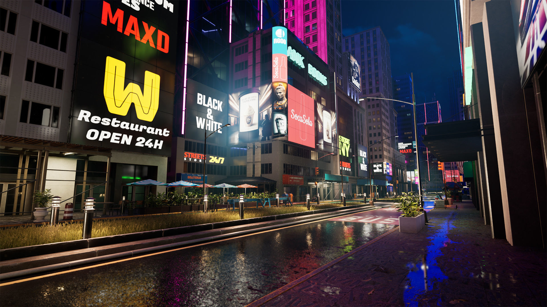 New York Night 3D model_24