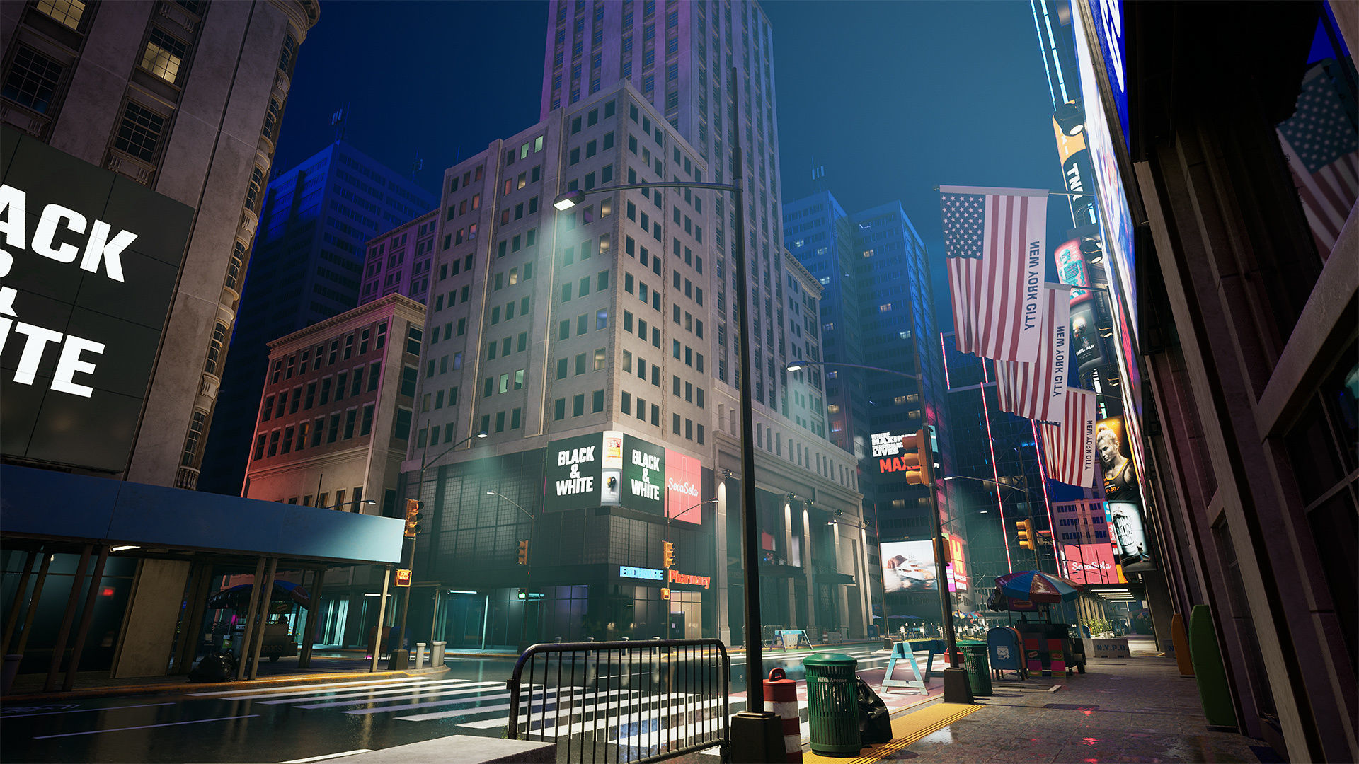 New York Night 3D model_17