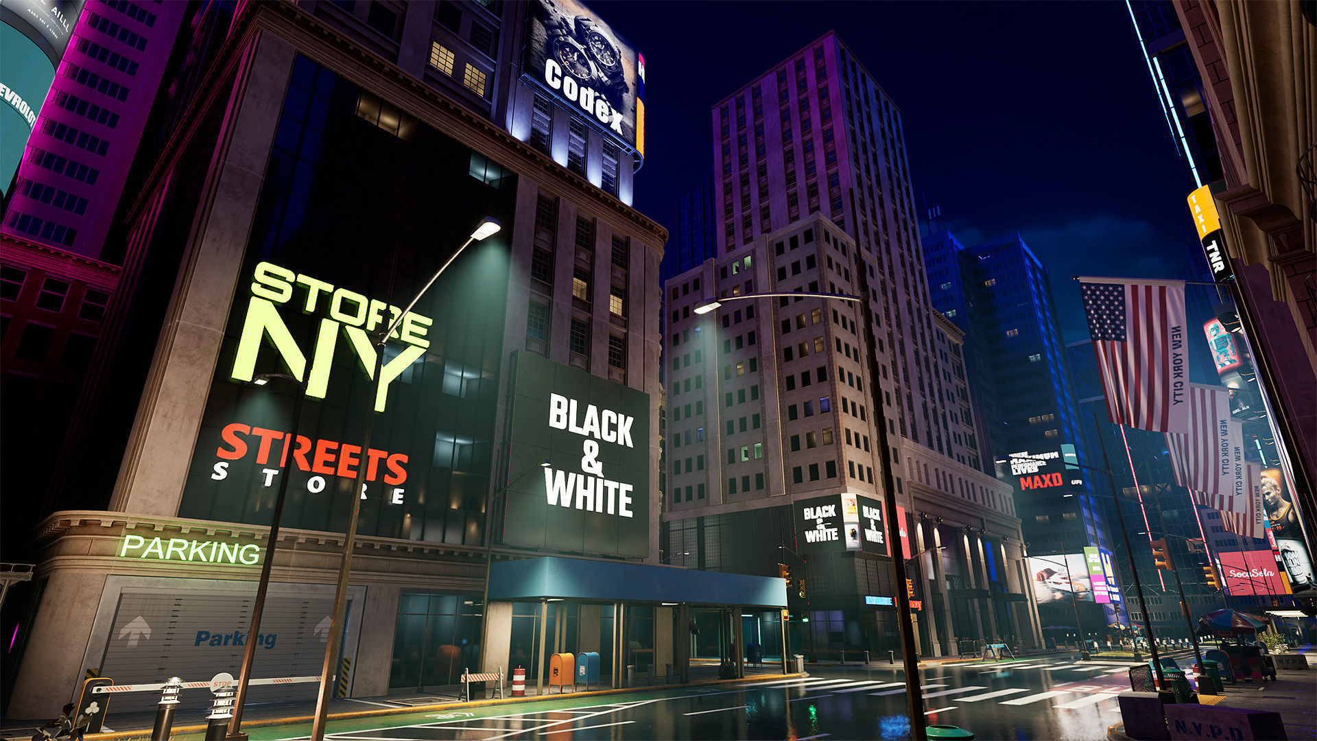 New York Night 3D model_19
