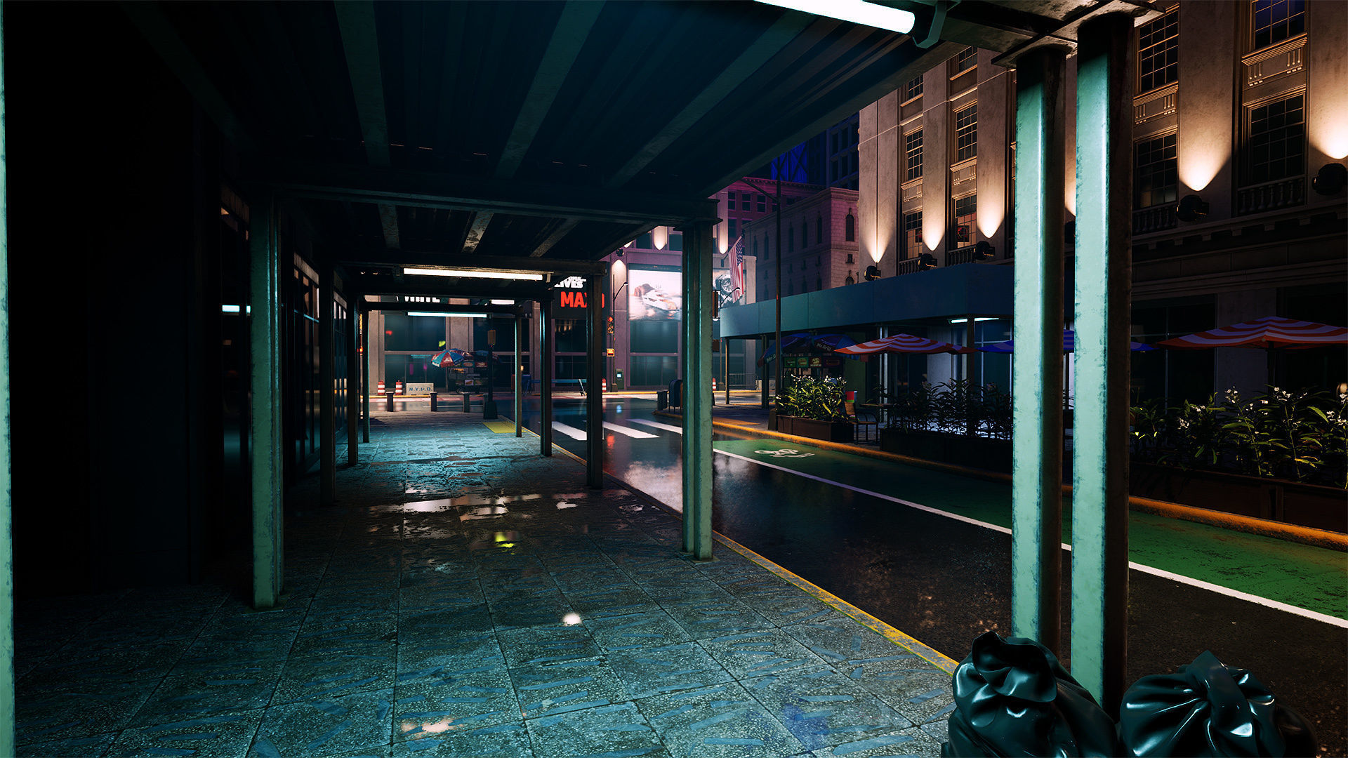 New York Night 3D model_3