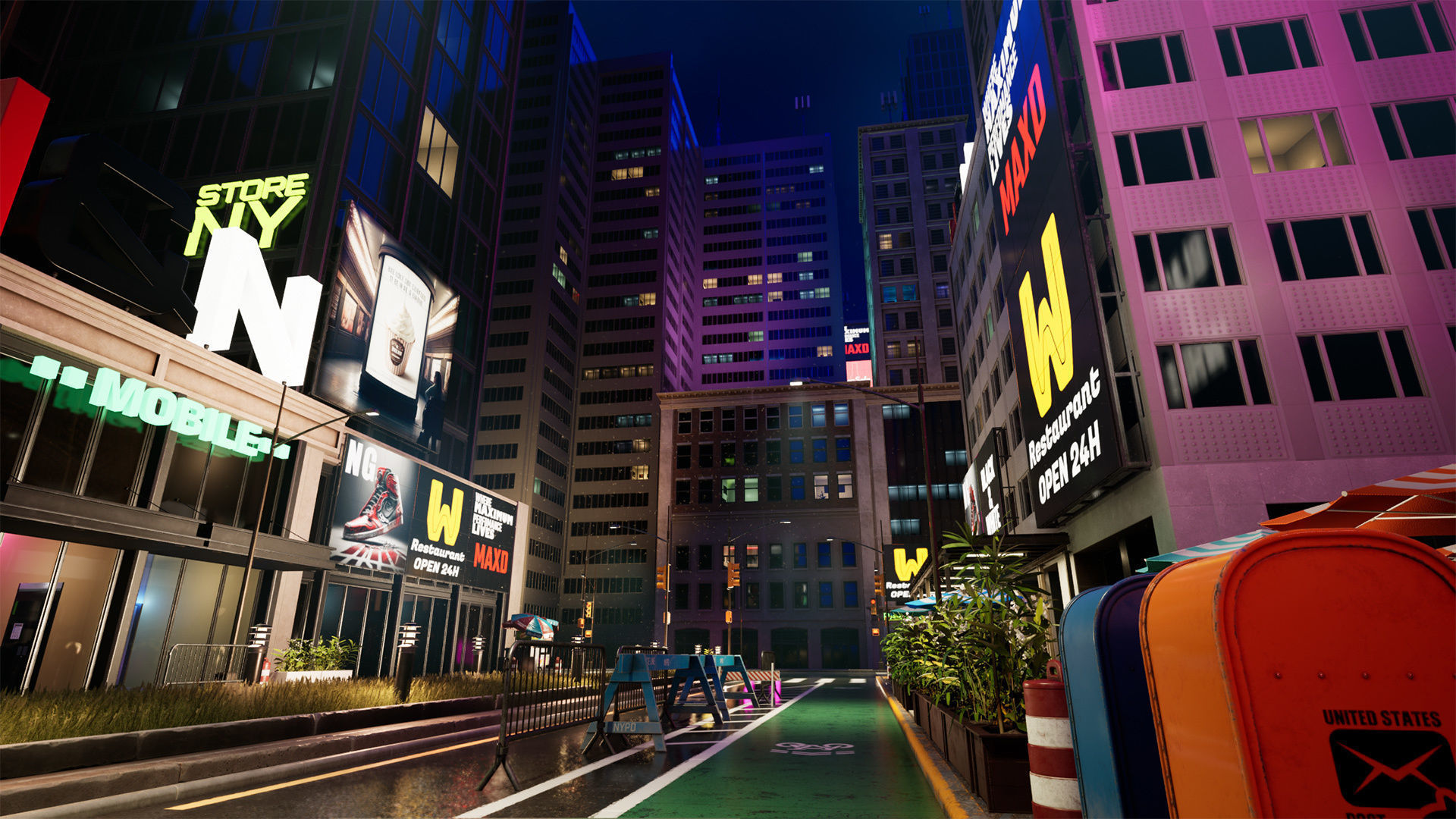 New York Night 3D model_22