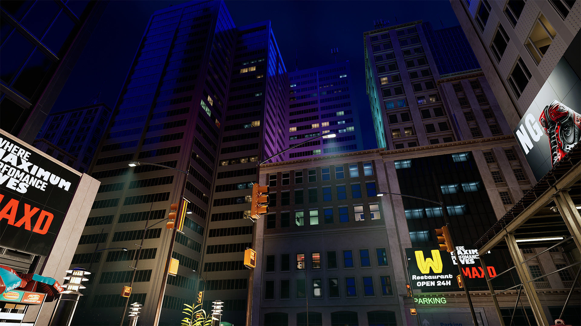 New York Night 3D model_6