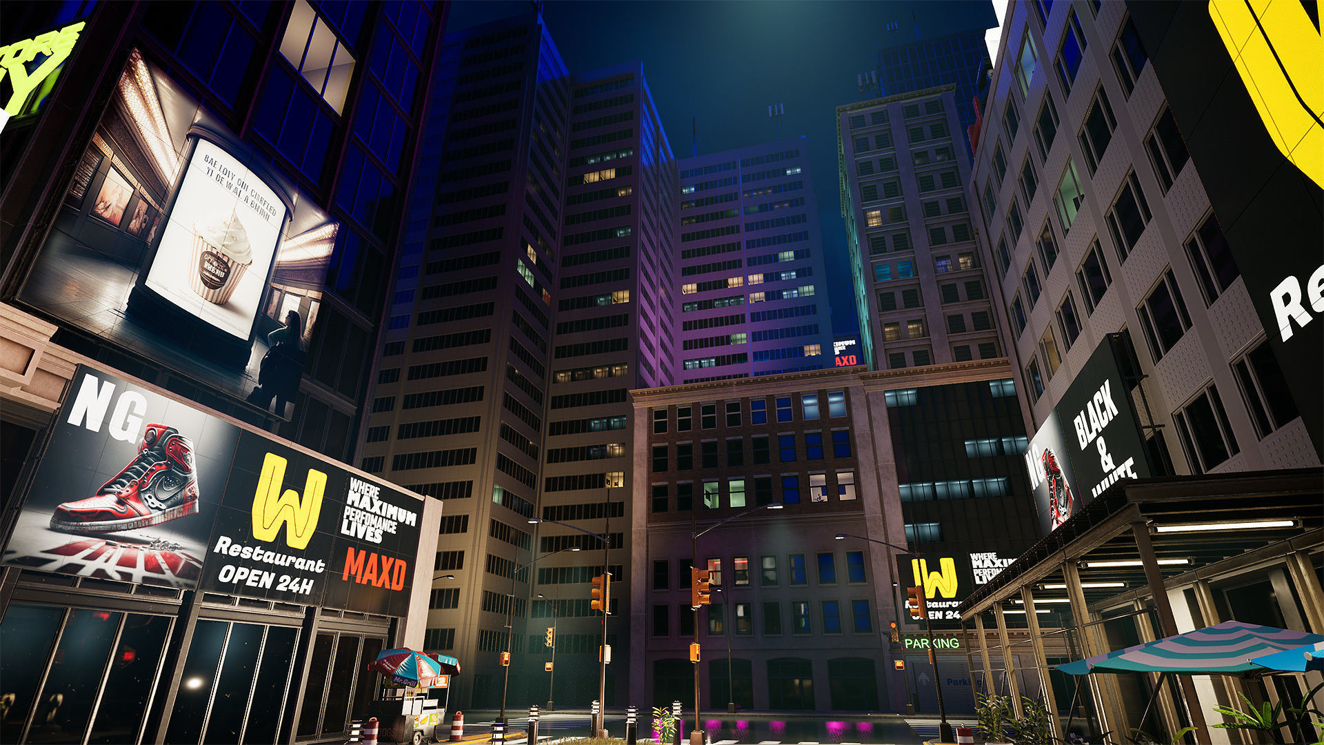 New York Night 3D model_21