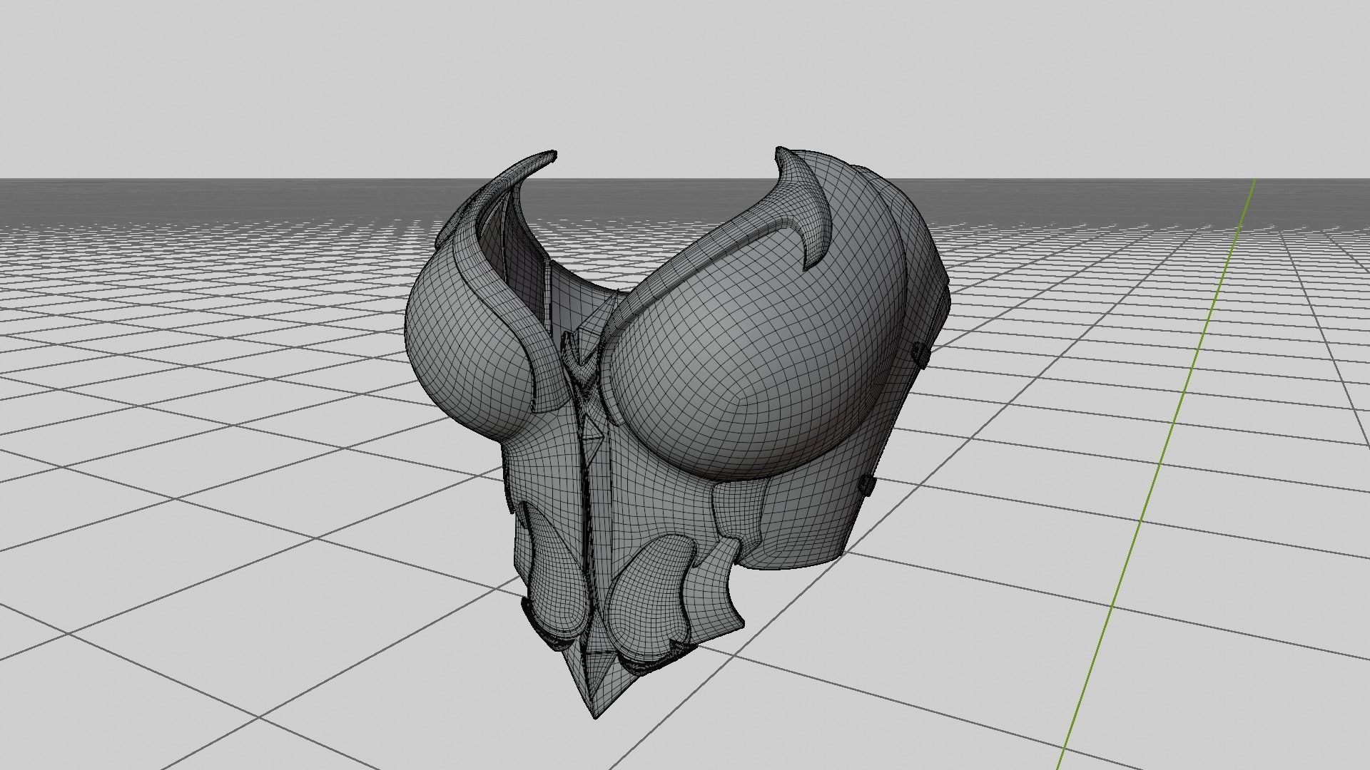 Breast Amor Lion for film and game 3D model_7
