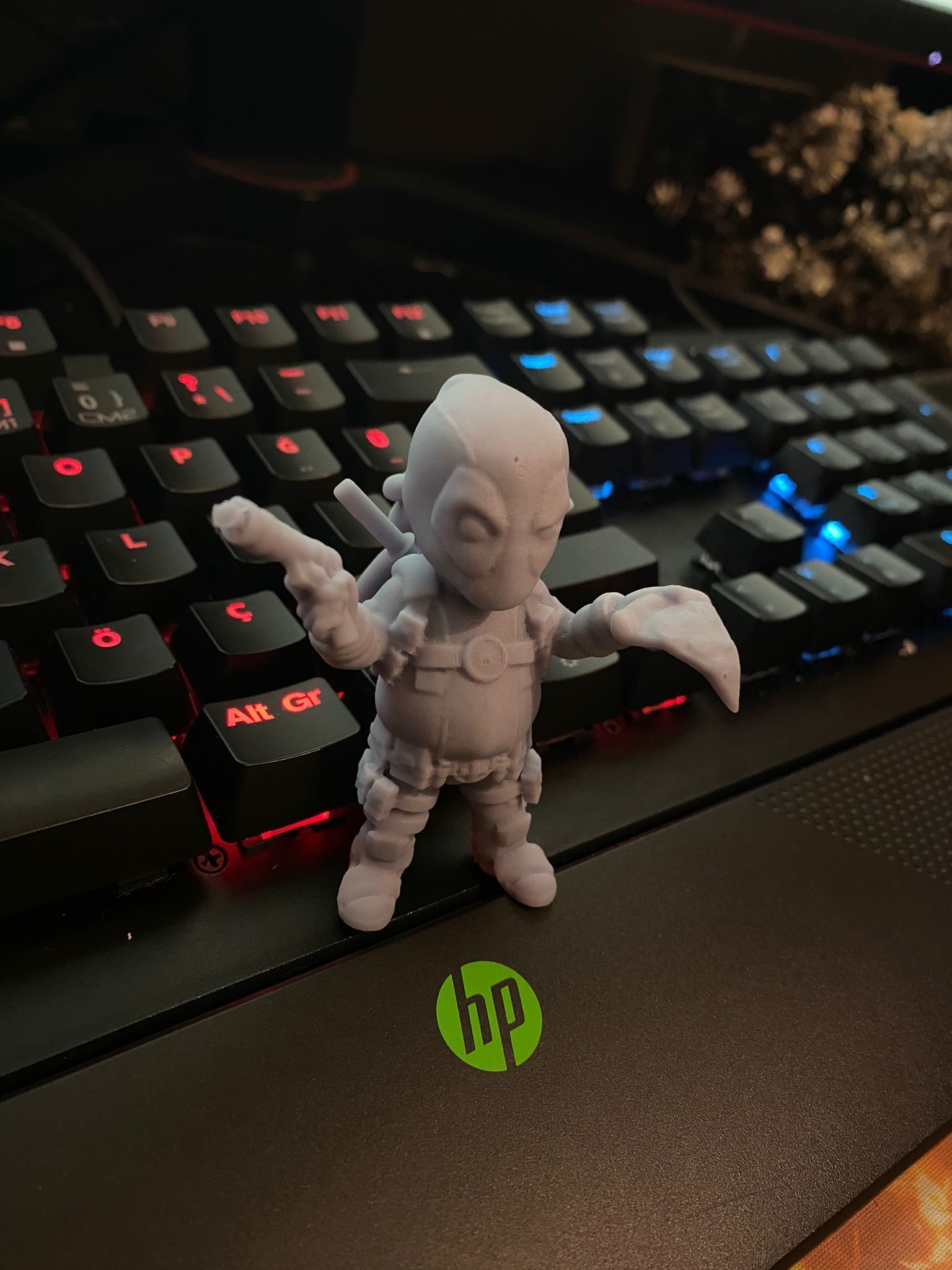 deadpool a crazy figure 3D print model_3