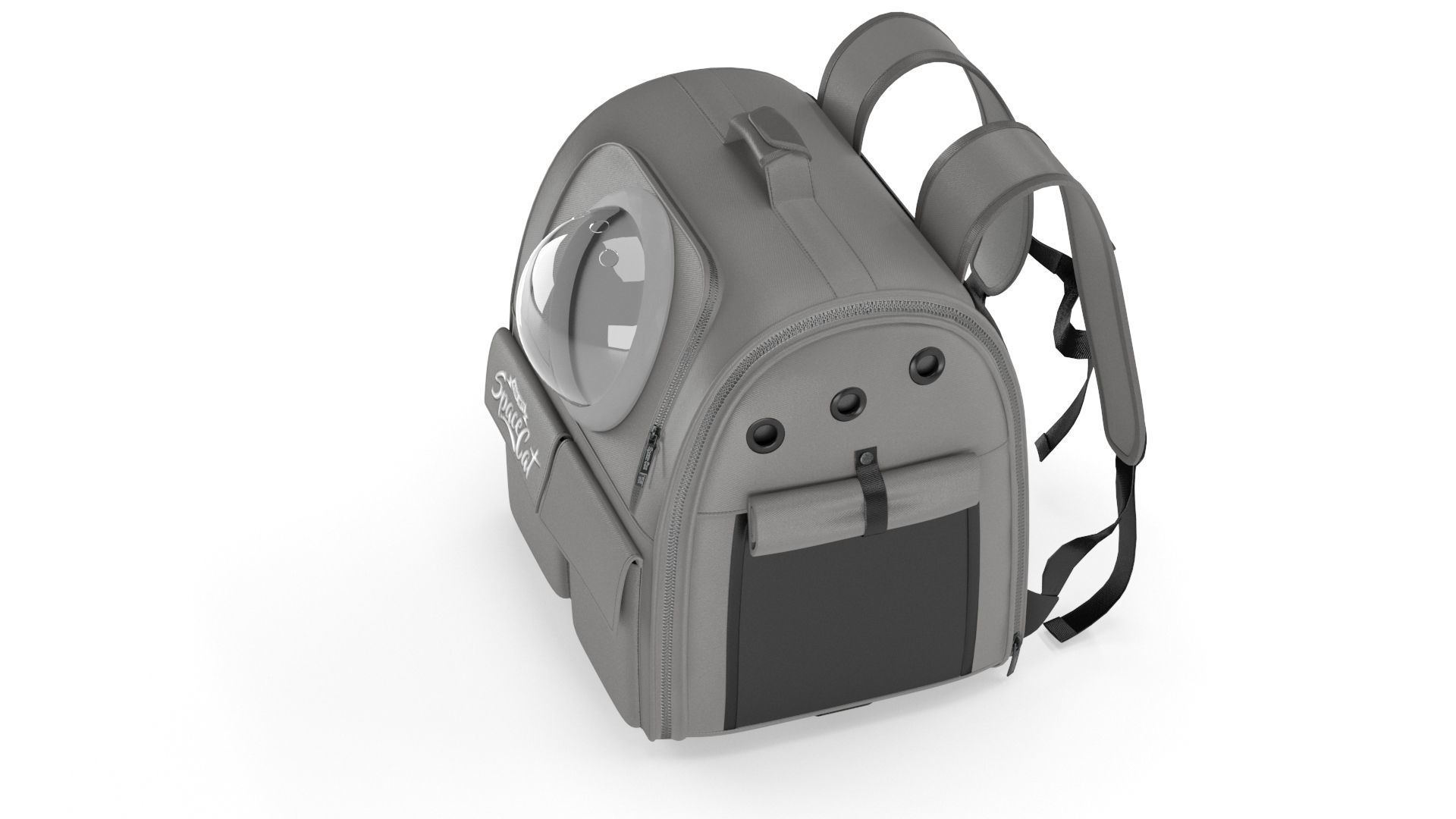 CAT BUBBLE BACKPACK-DURABLE MATERIAL 3D model_3