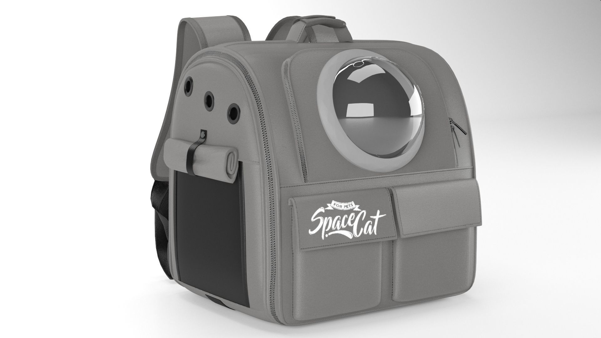 CAT BUBBLE BACKPACK-DURABLE MATERIAL 3D model_2