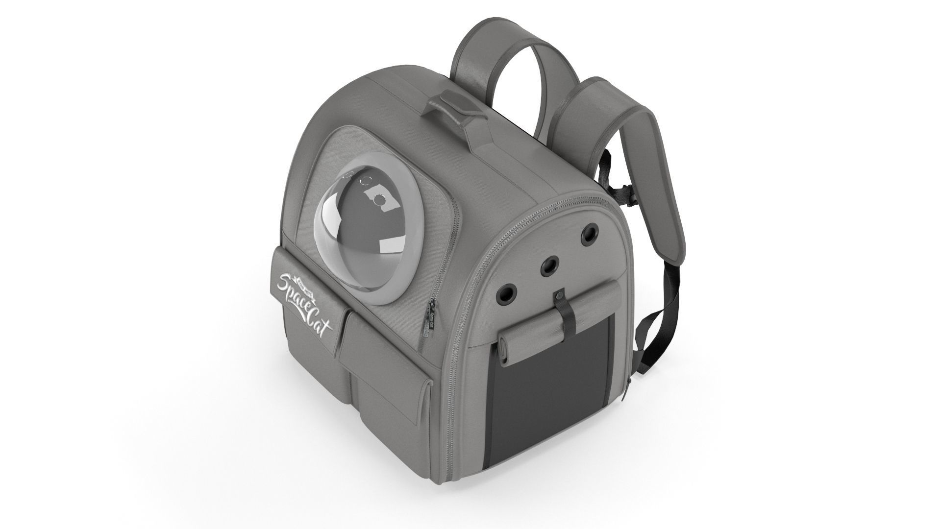 CAT BUBBLE BACKPACK-DURABLE MATERIAL 3D model_1