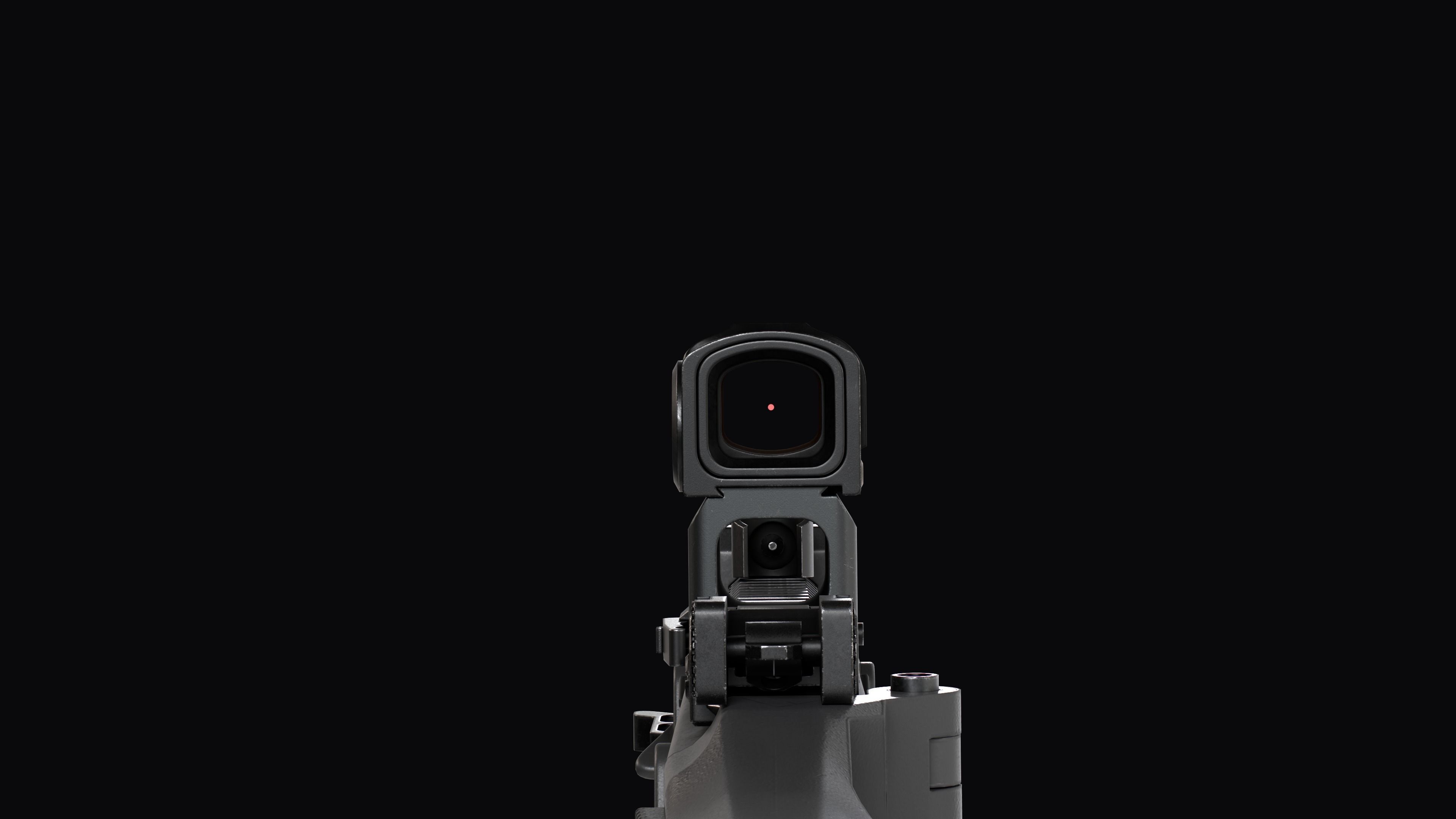 Tactical modular SMG TDI Kriss Vector gen2 Low-poly 3D model_35