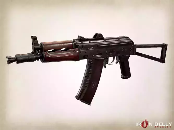 AAA FPS AKS74U  Low-poly 3D model