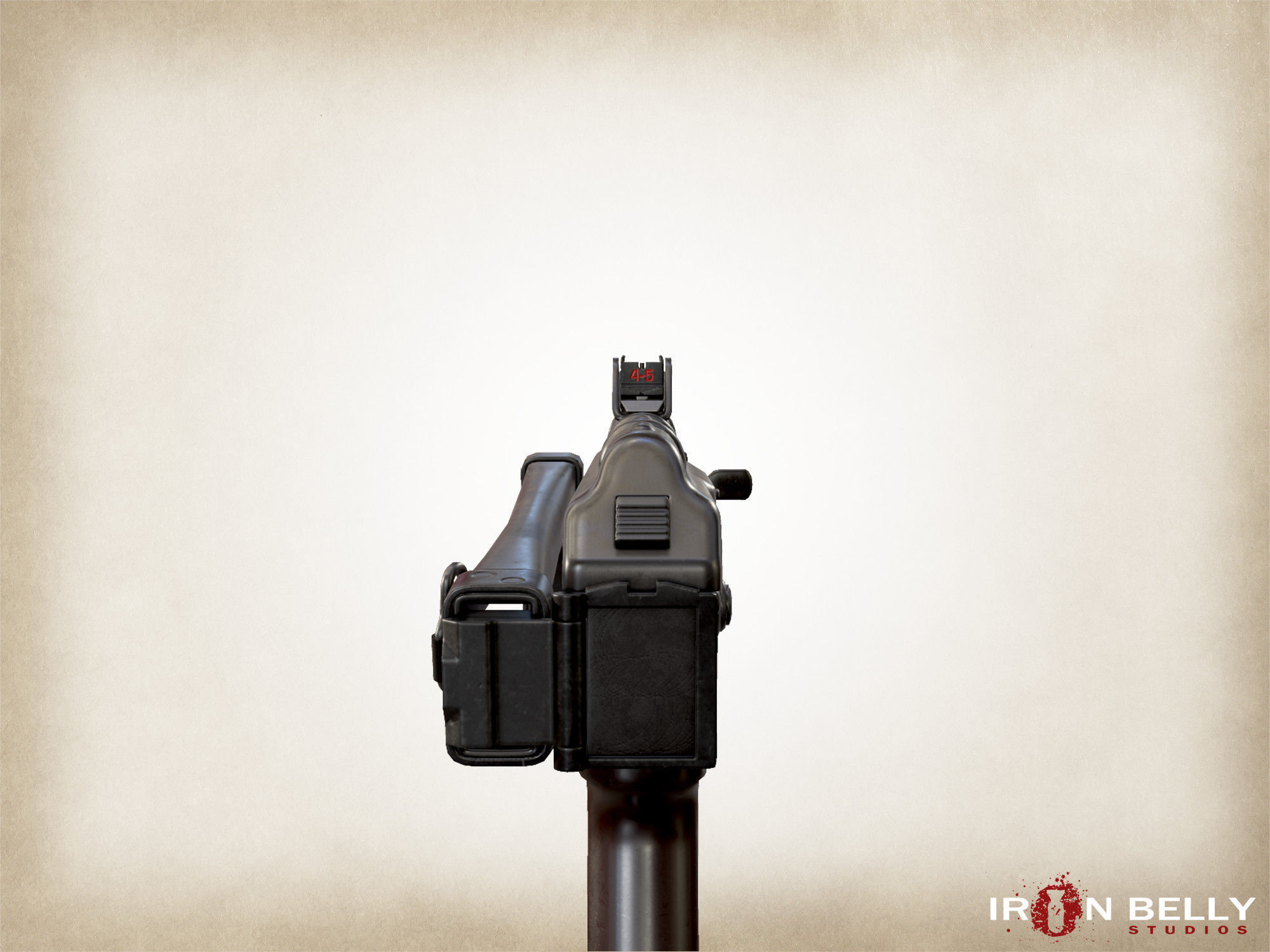 AAA FPS AKS74U Low-poly 3D model_4