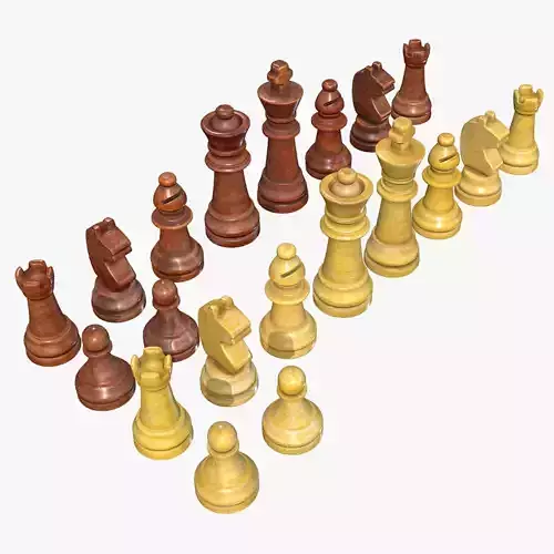 Chess Figures 01 - Optimized Scan
