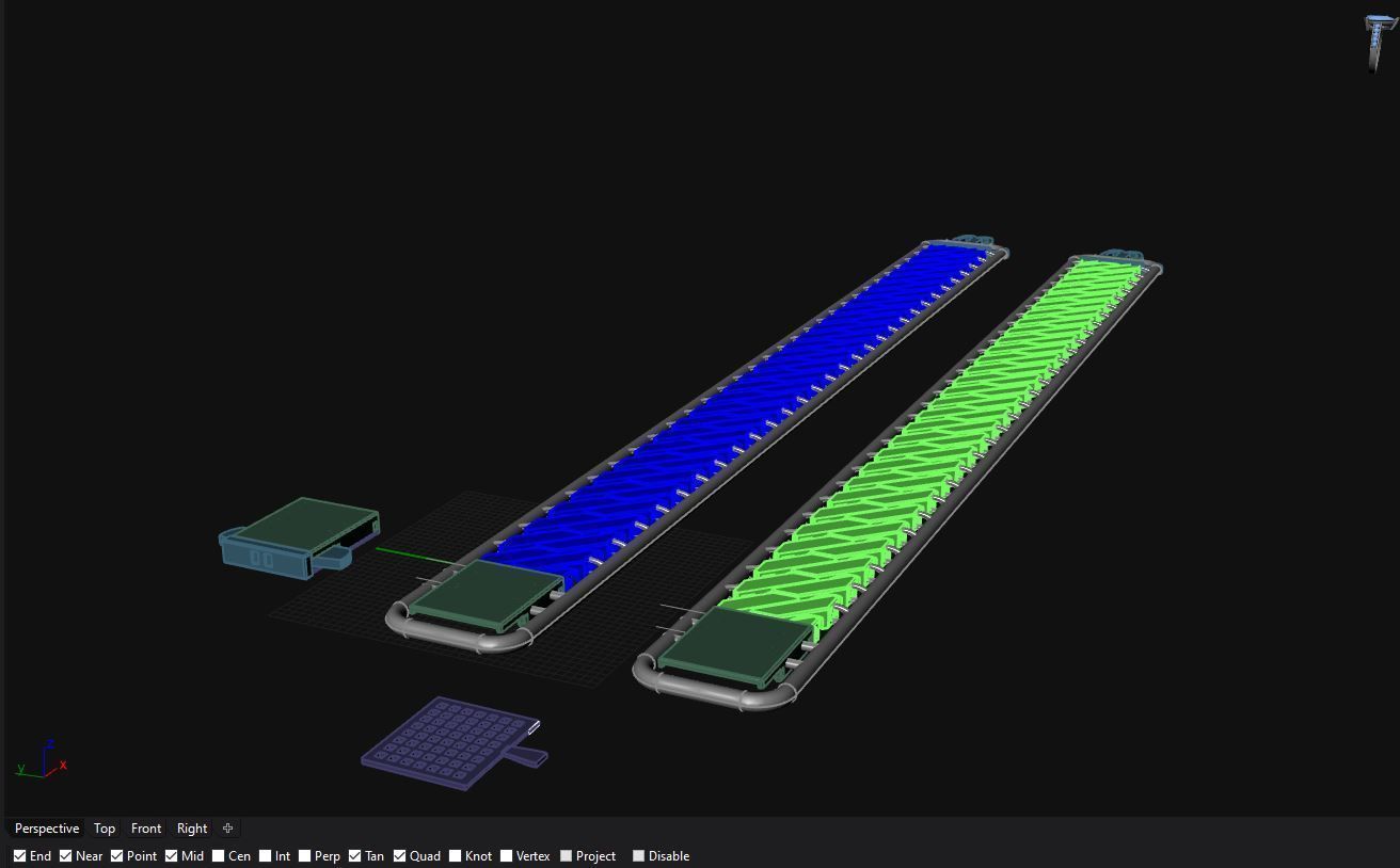 CUBAIN CHAIN Flat 12MM 3D print model_3
