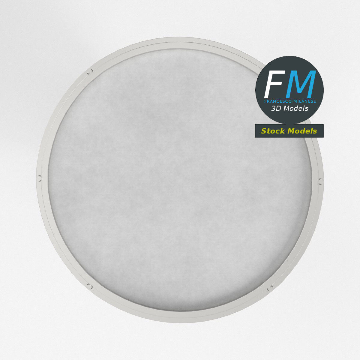 Snare drum 3D model_6