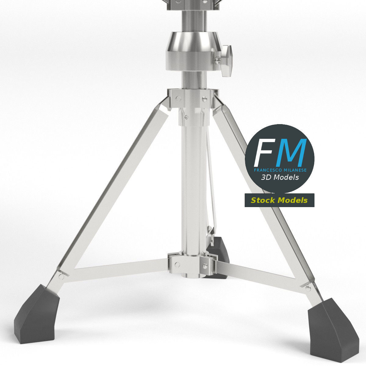 Snare drum 3D model_4