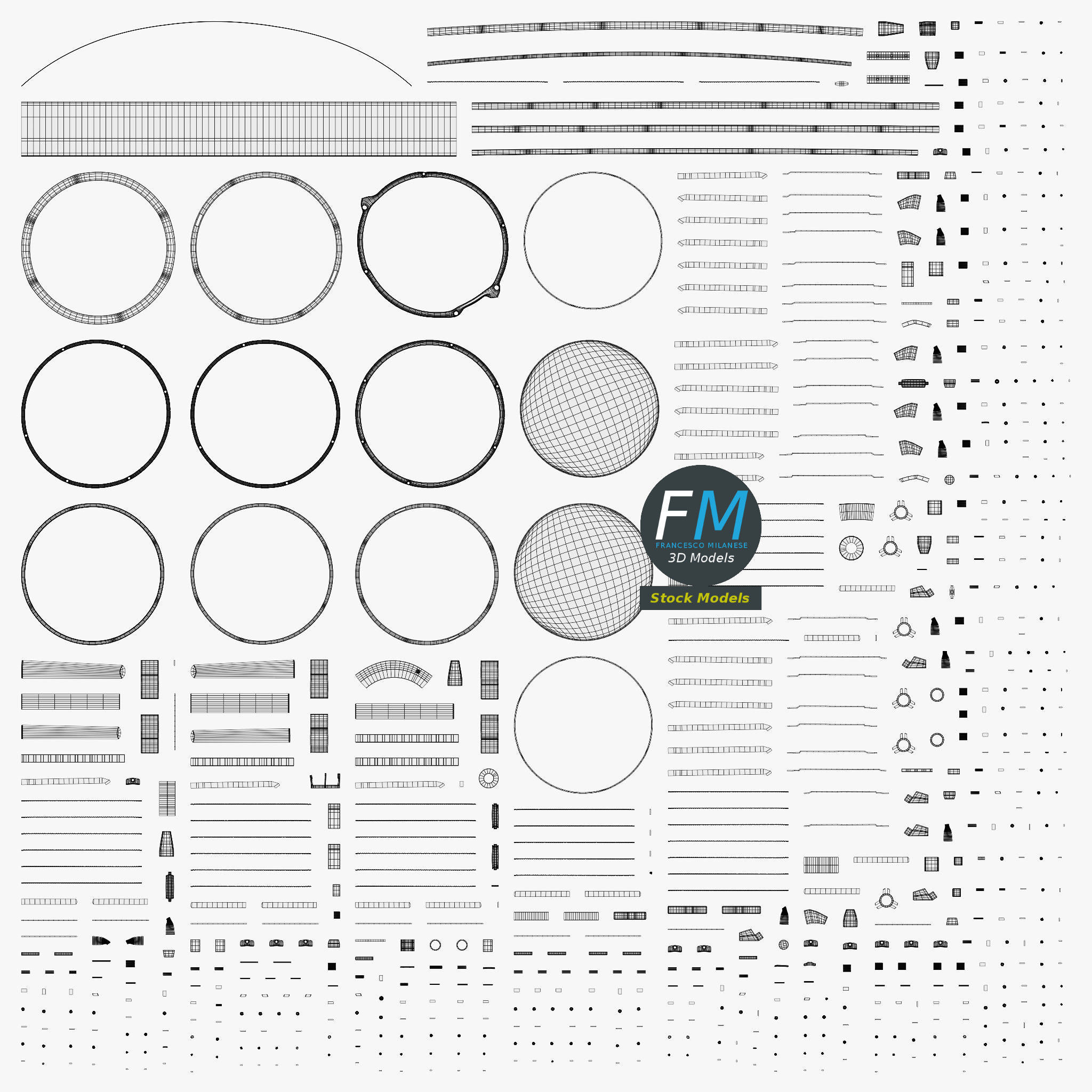 Snare drum 3D model_11