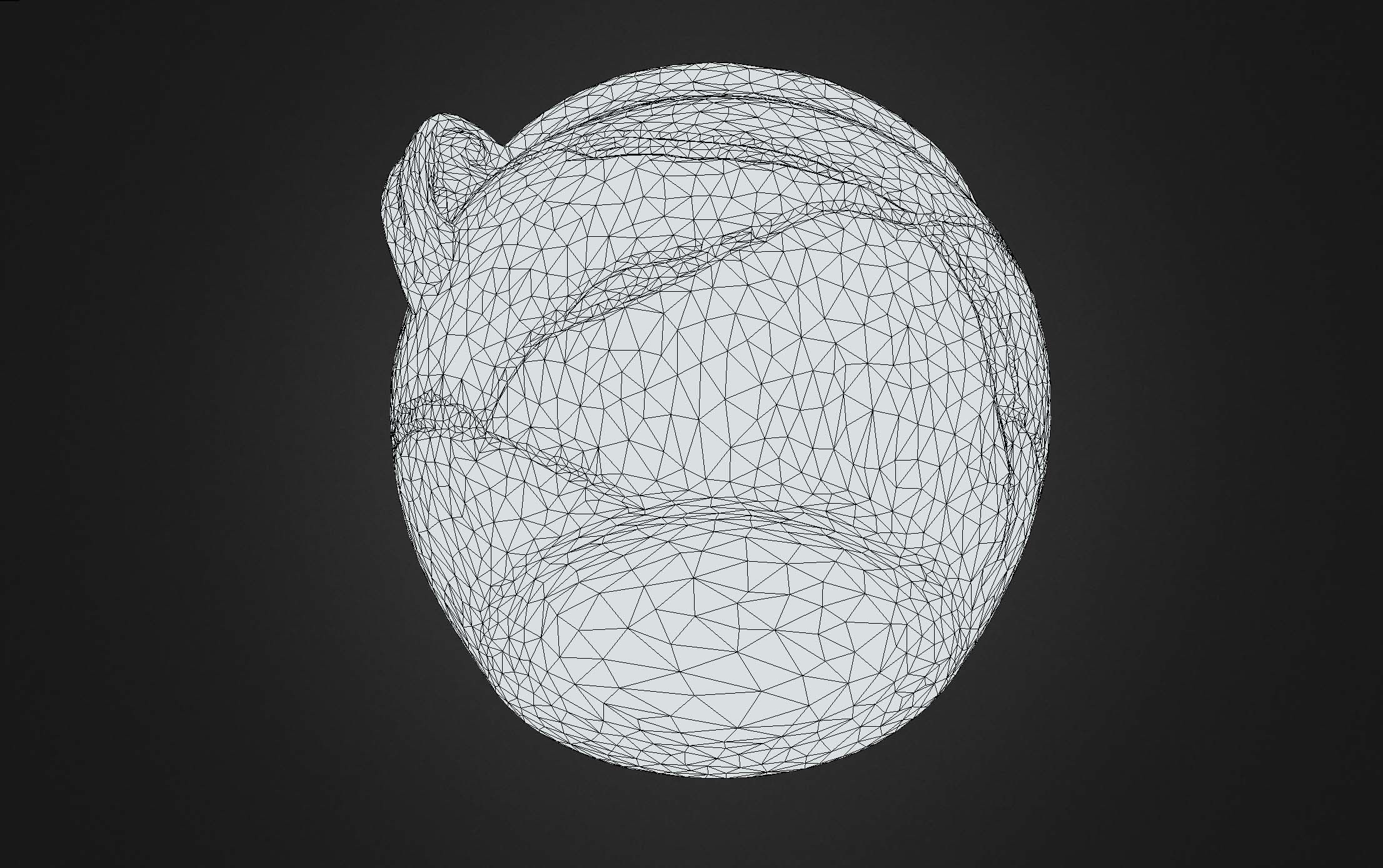 Clay Pot 01 - Optimized Scan Low-poly 3D model_7