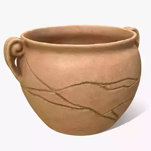 Clay Pot 01 - Optimized Scan
