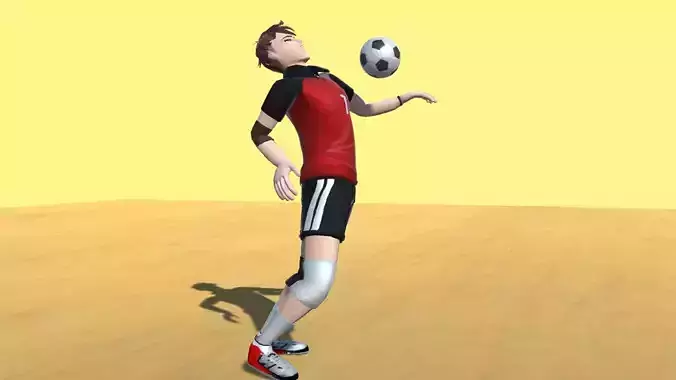 Soccer Avatars Actions 3D model
