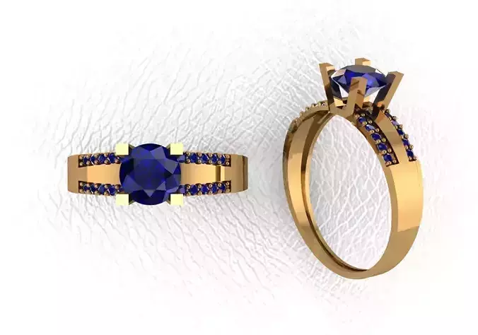 Rings sapphire engagement ring gold