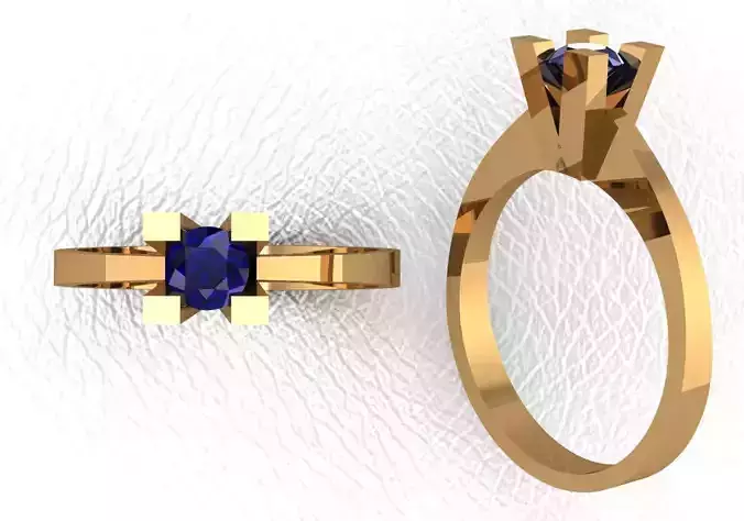 Rings sapphire engagement ring gold