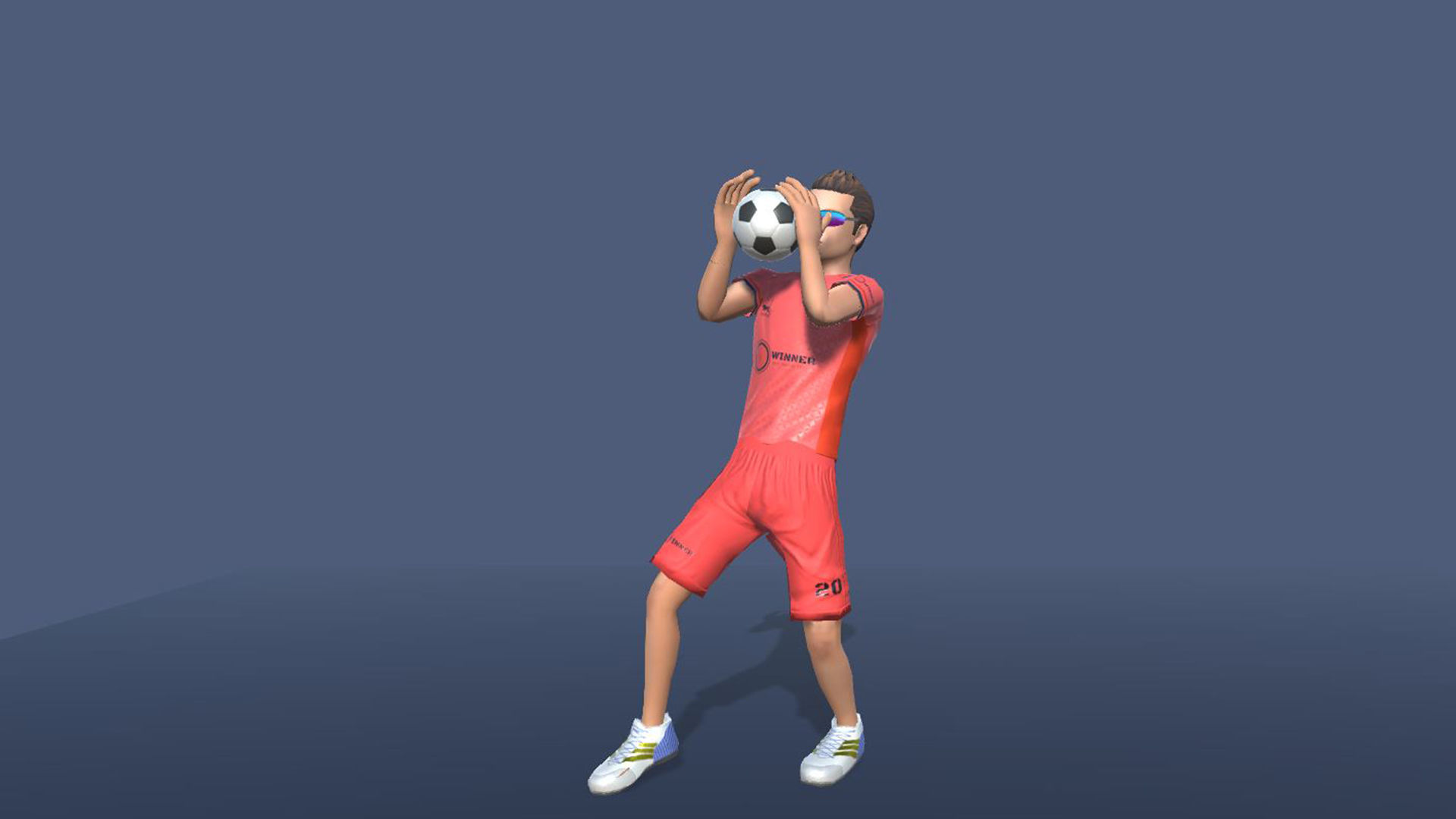 Soccer Actions 3D model_7