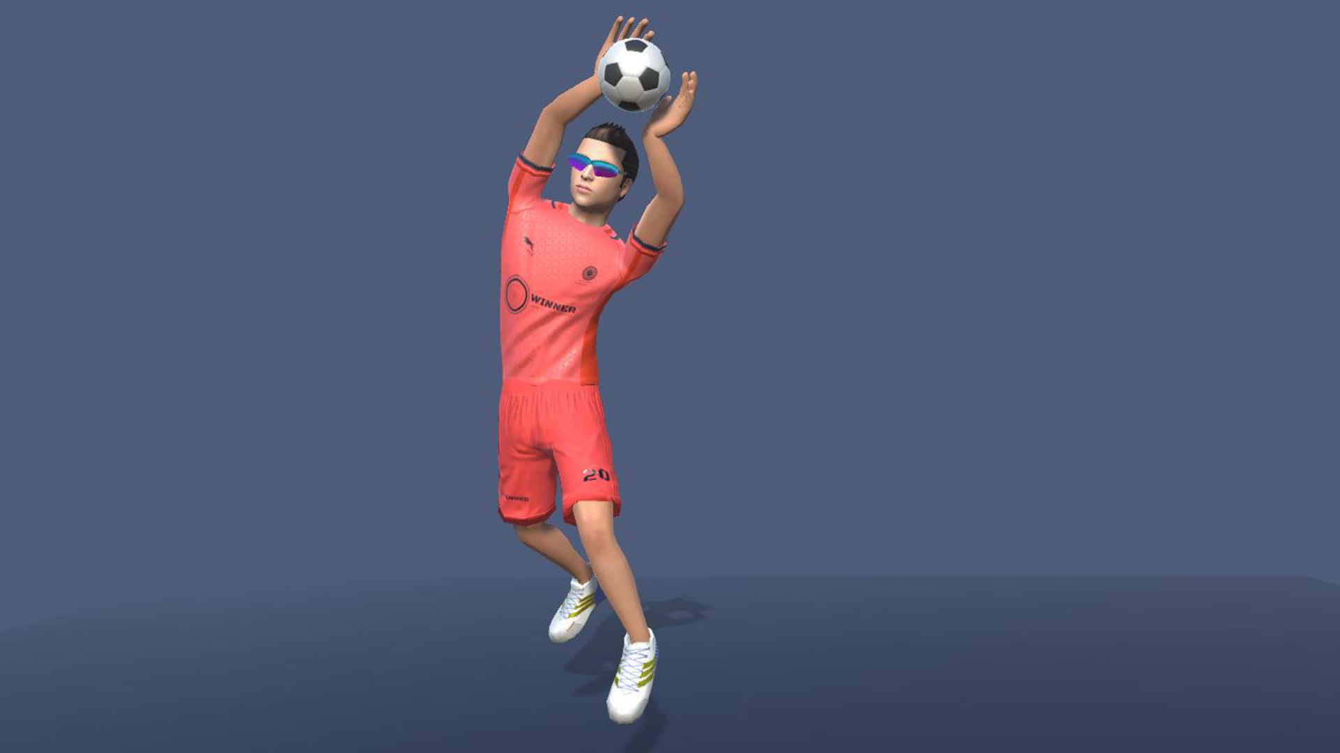 Soccer Actions 3D model_9