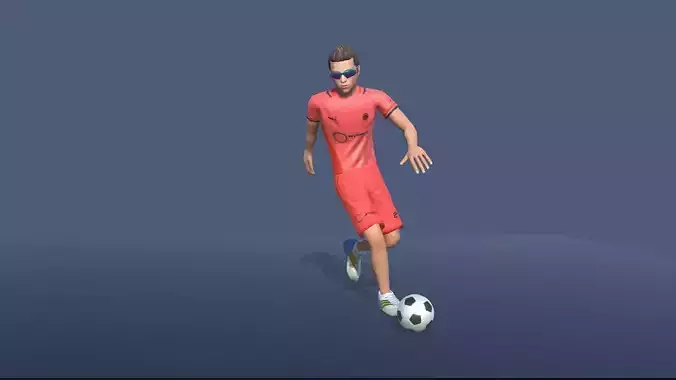 Soccer Actions 3D model