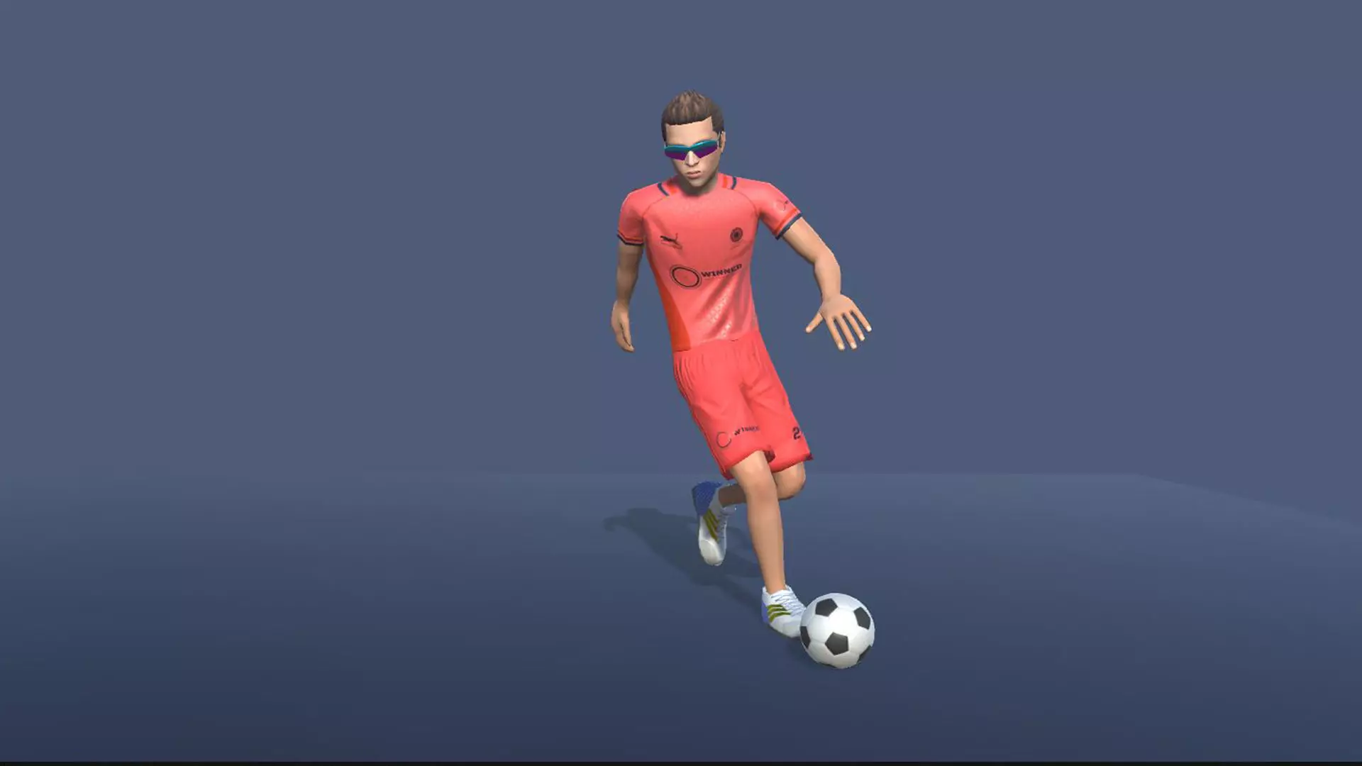 Soccer Actions 3D model_0
