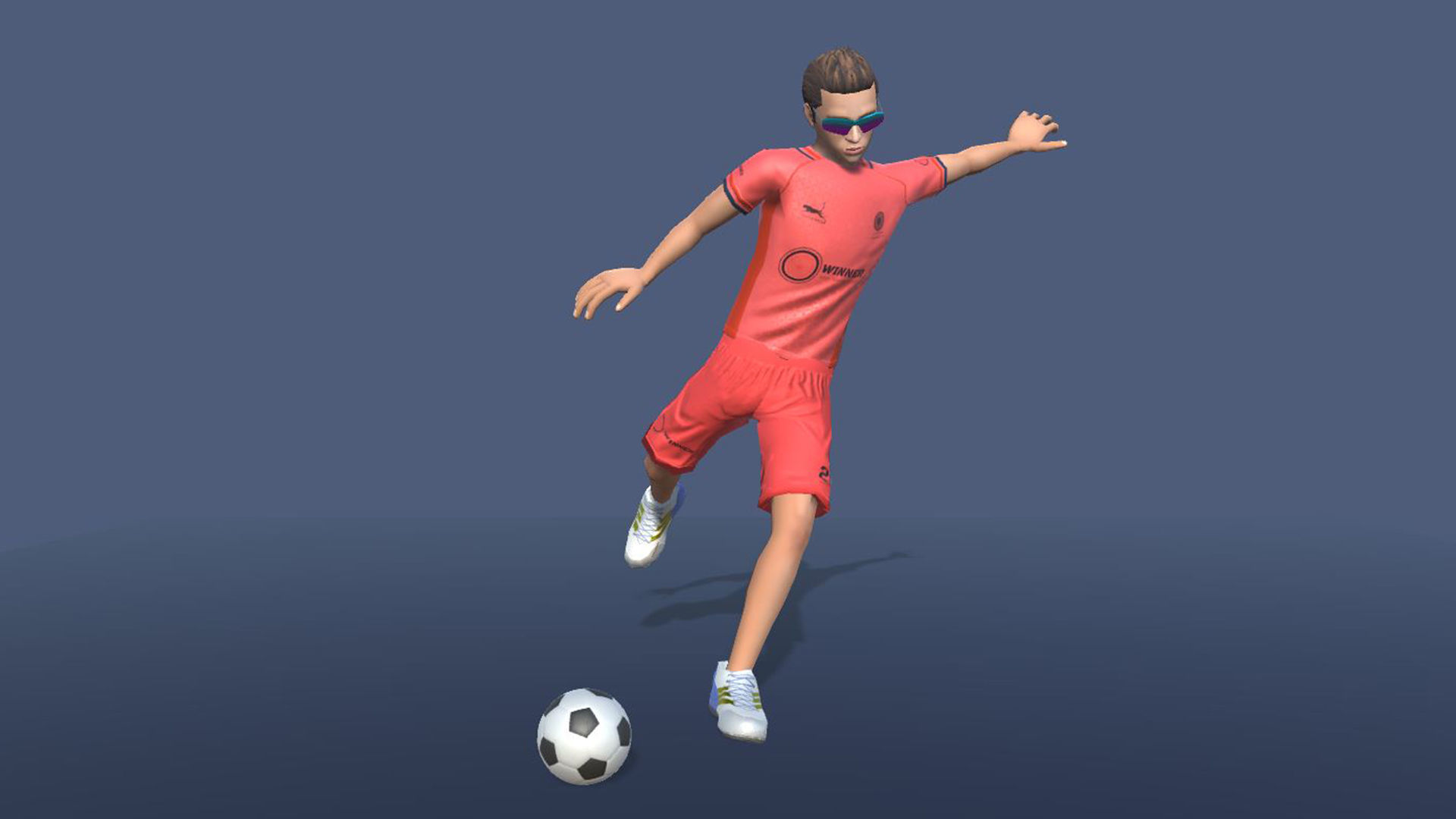 Soccer Actions 3D model_10