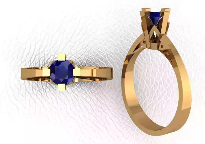 Rings sapphire engagement ring gold