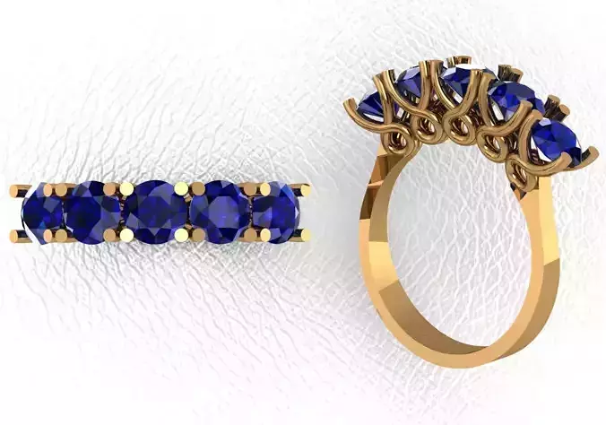 Rings sapphire ring gold