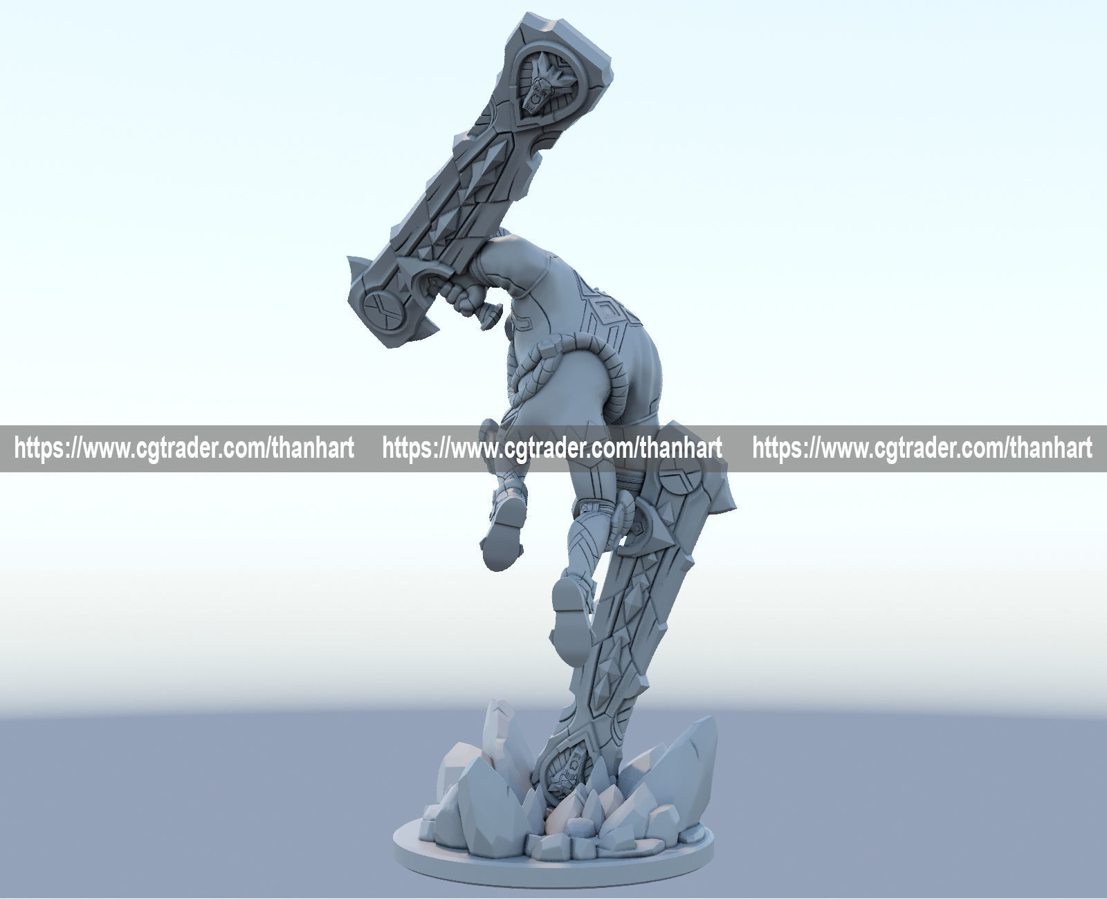 Ksante 3D Print Model from League of Legends 3D print model_8