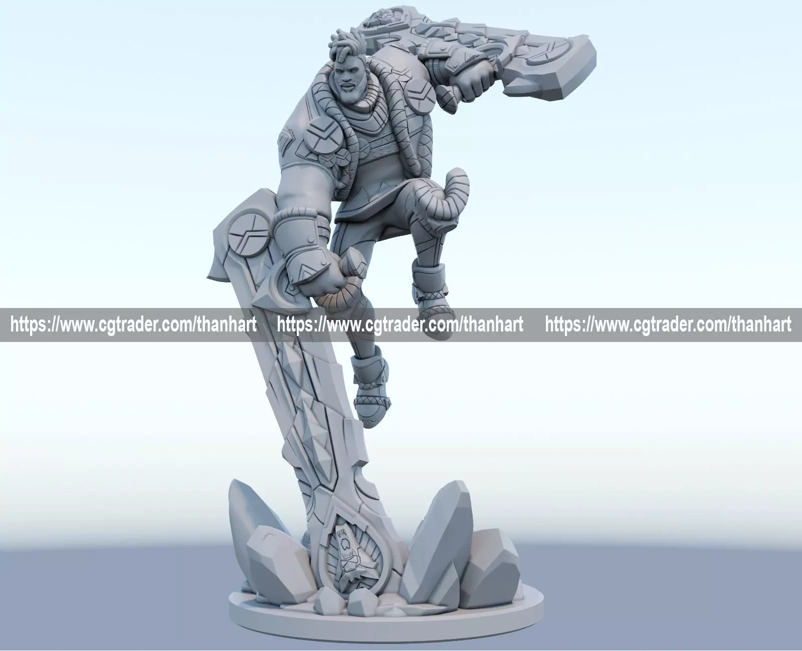 Ksante 3D Print Model from League of Legends 3D print model_0