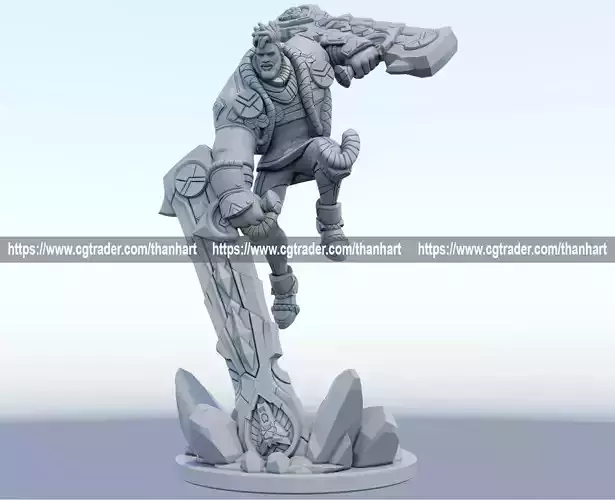 Ksante 3D Print Model from League of Legends