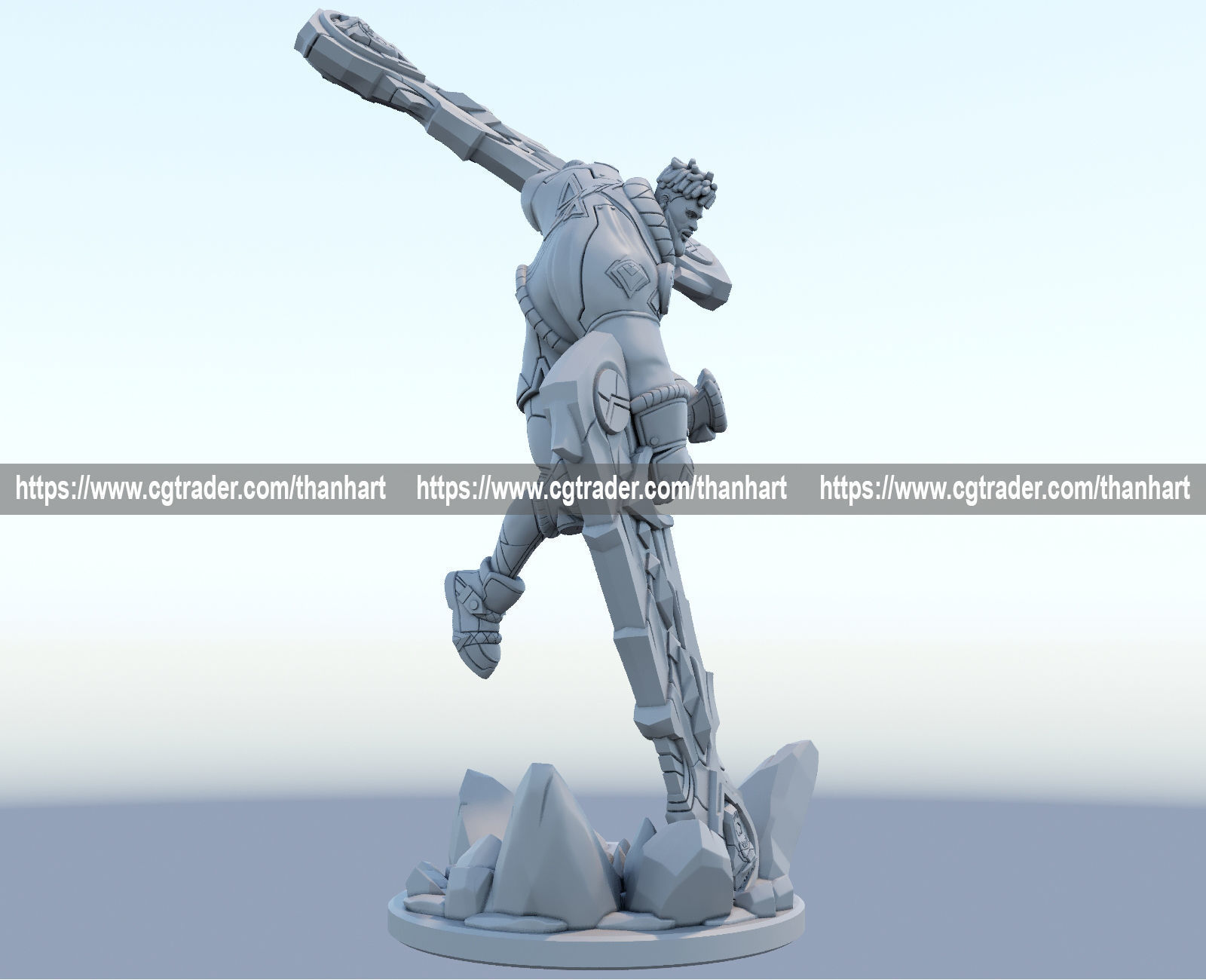Ksante 3D Print Model from League of Legends 3D print model_10
