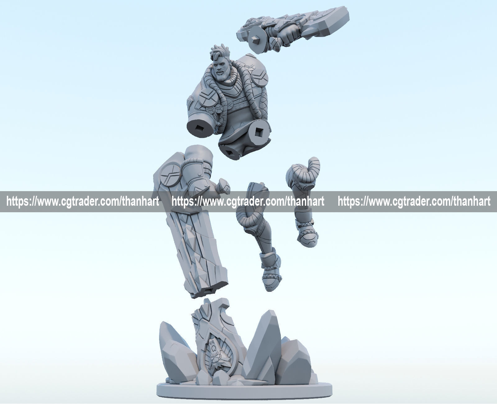 Ksante 3D Print Model from League of Legends 3D print model_5