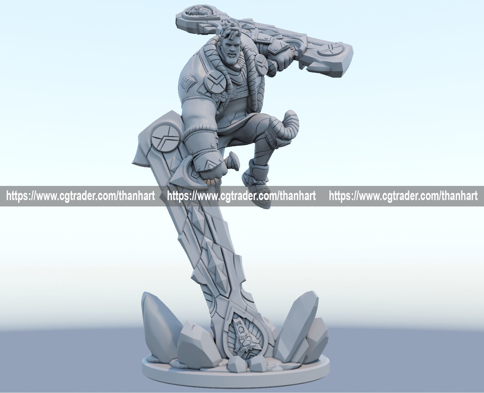 Ksante 3D Print Model from League of Legends 3D print model_12