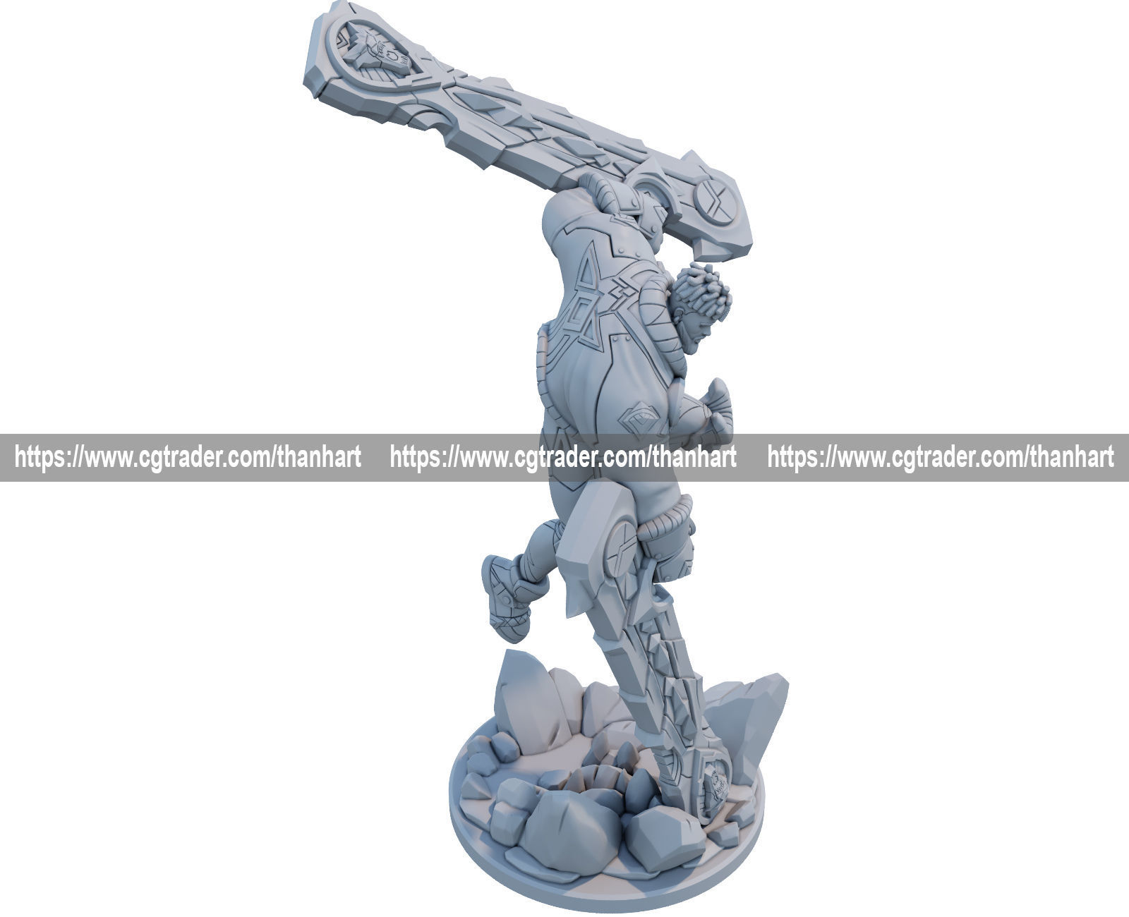 Ksante 3D Print Model from League of Legends 3D print model_3