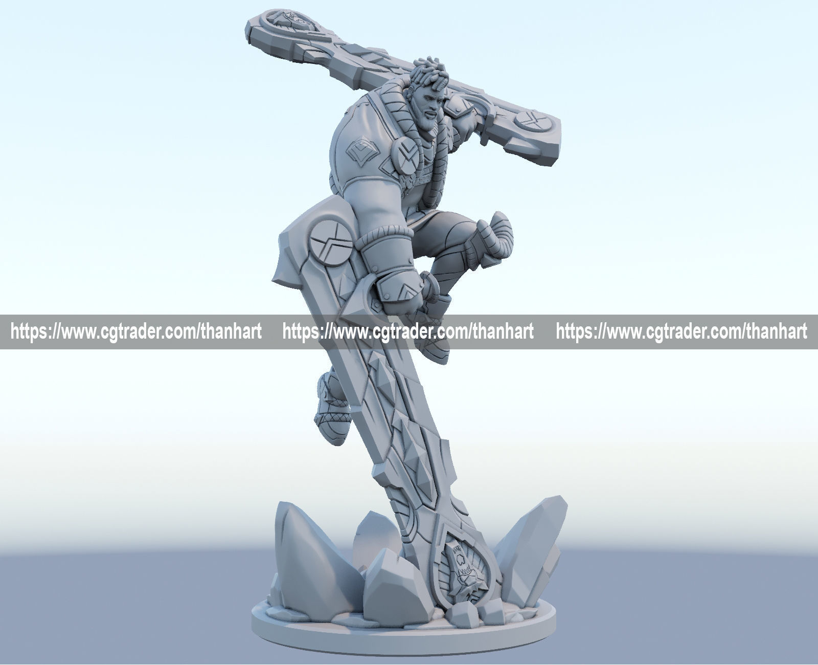 Ksante 3D Print Model from League of Legends 3D print model_11