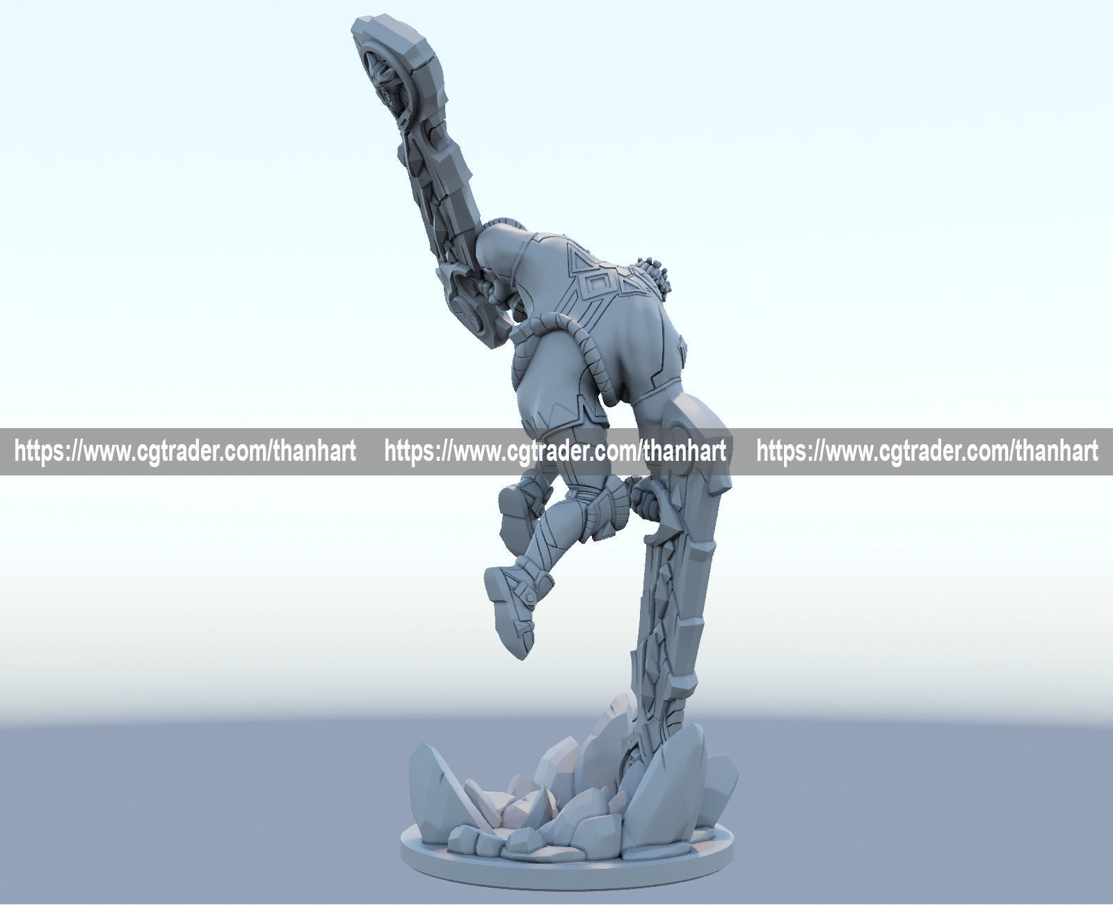 Ksante 3D Print Model from League of Legends 3D print model_9