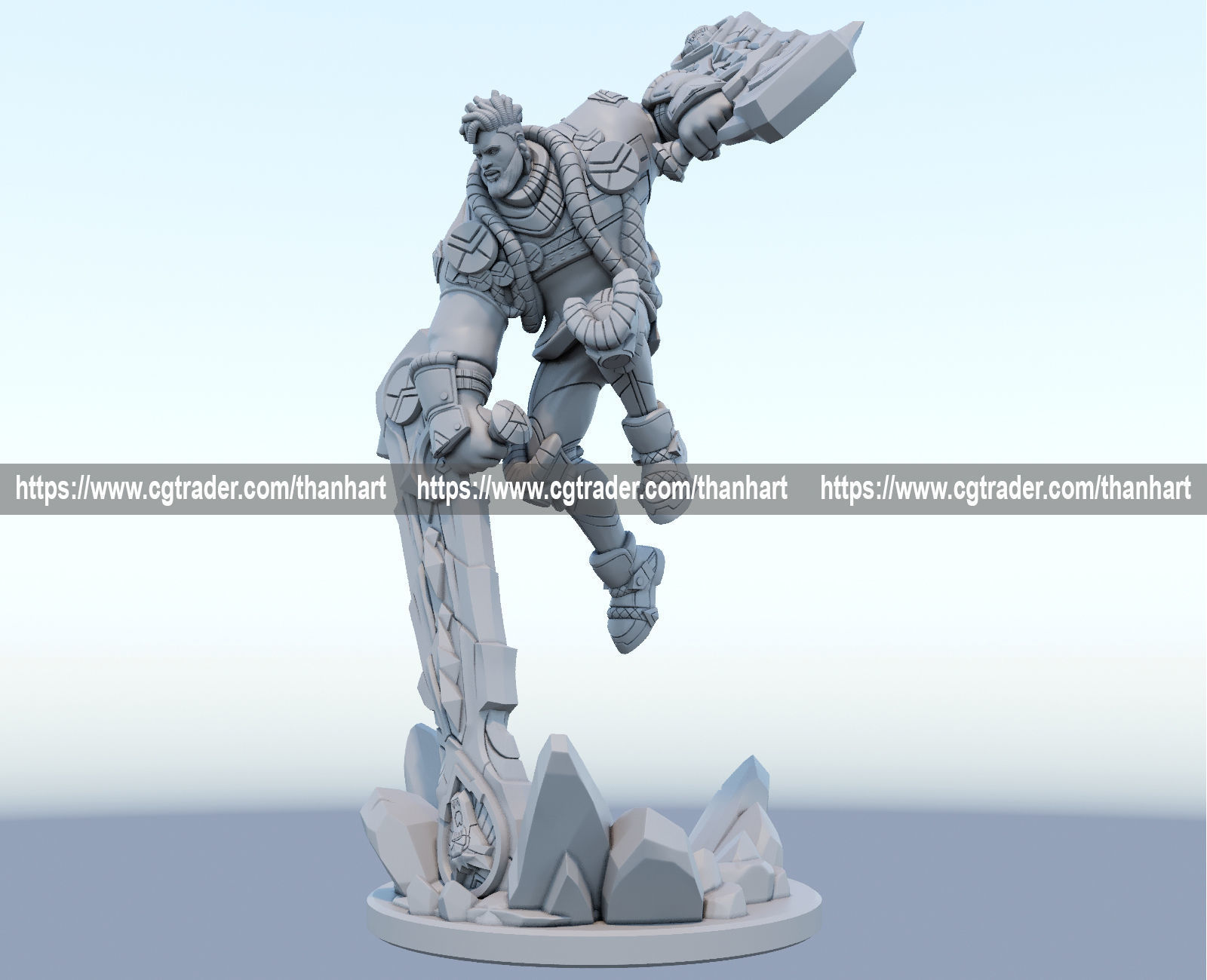 Ksante 3D Print Model from League of Legends 3D print model_1