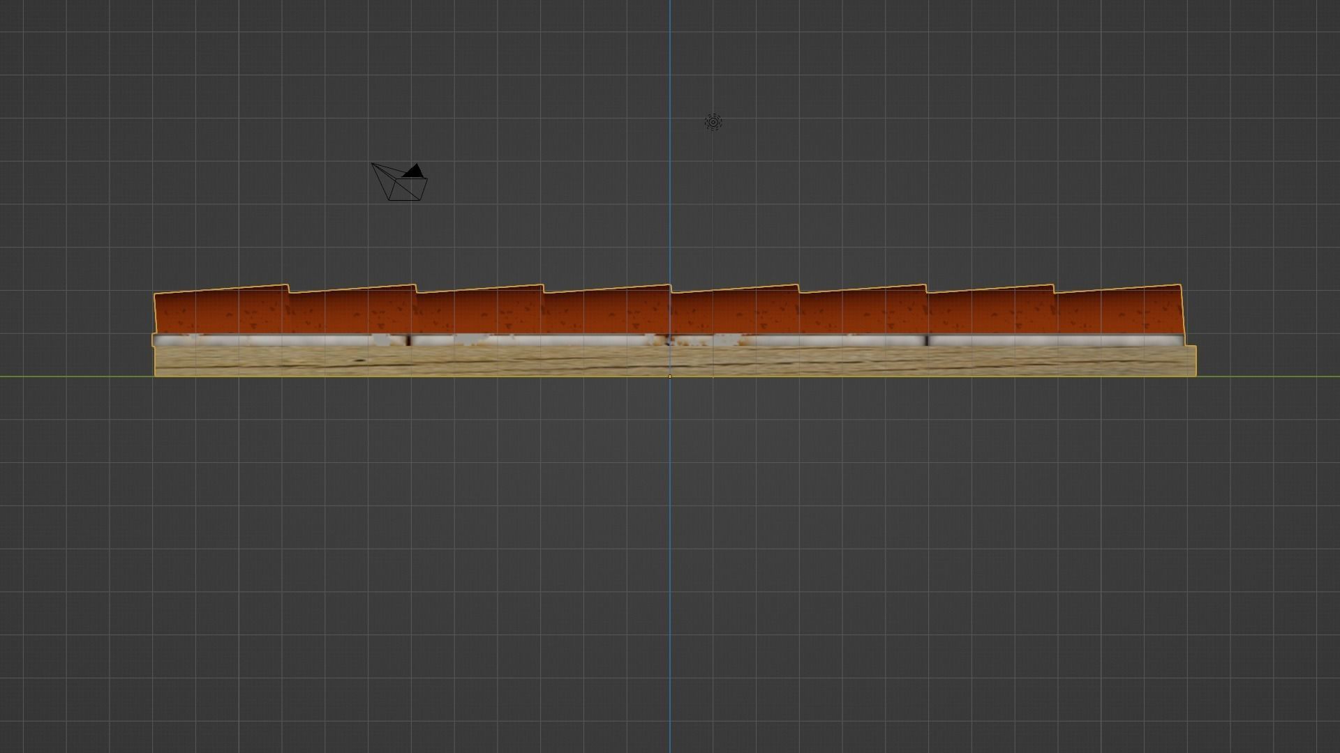 Roof Model Low-poly 3D model_8