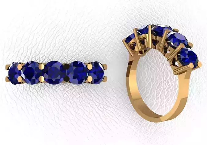 rings sapphire ring set gold