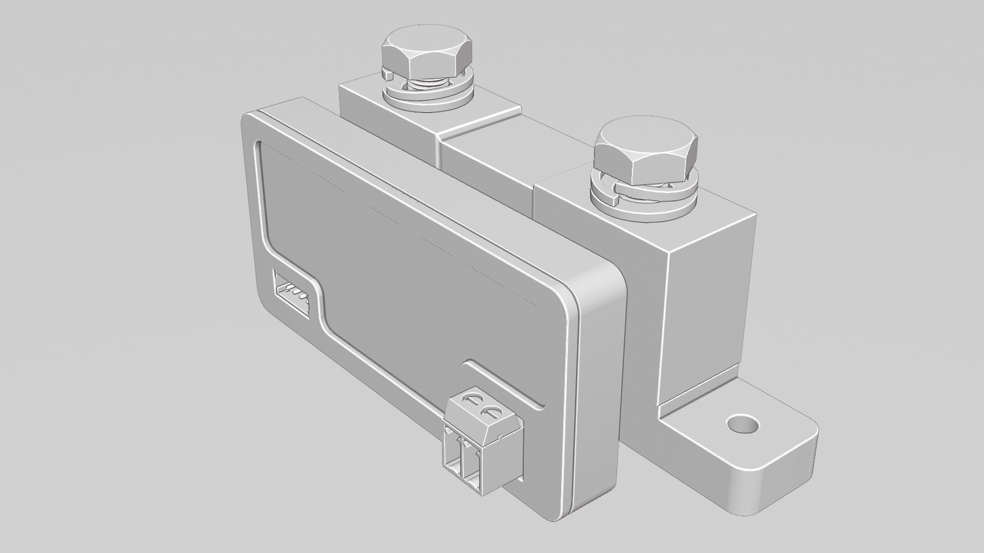 Victron SmartShunt Low-poly 3D model_14
