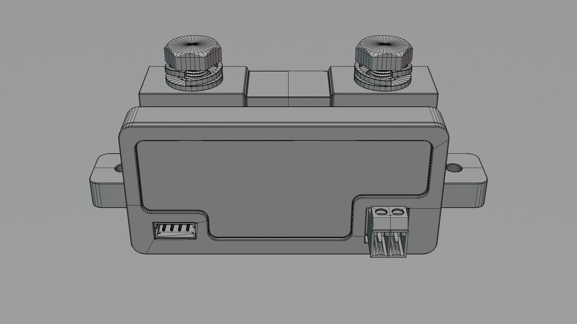 Victron SmartShunt Low-poly 3D model_17