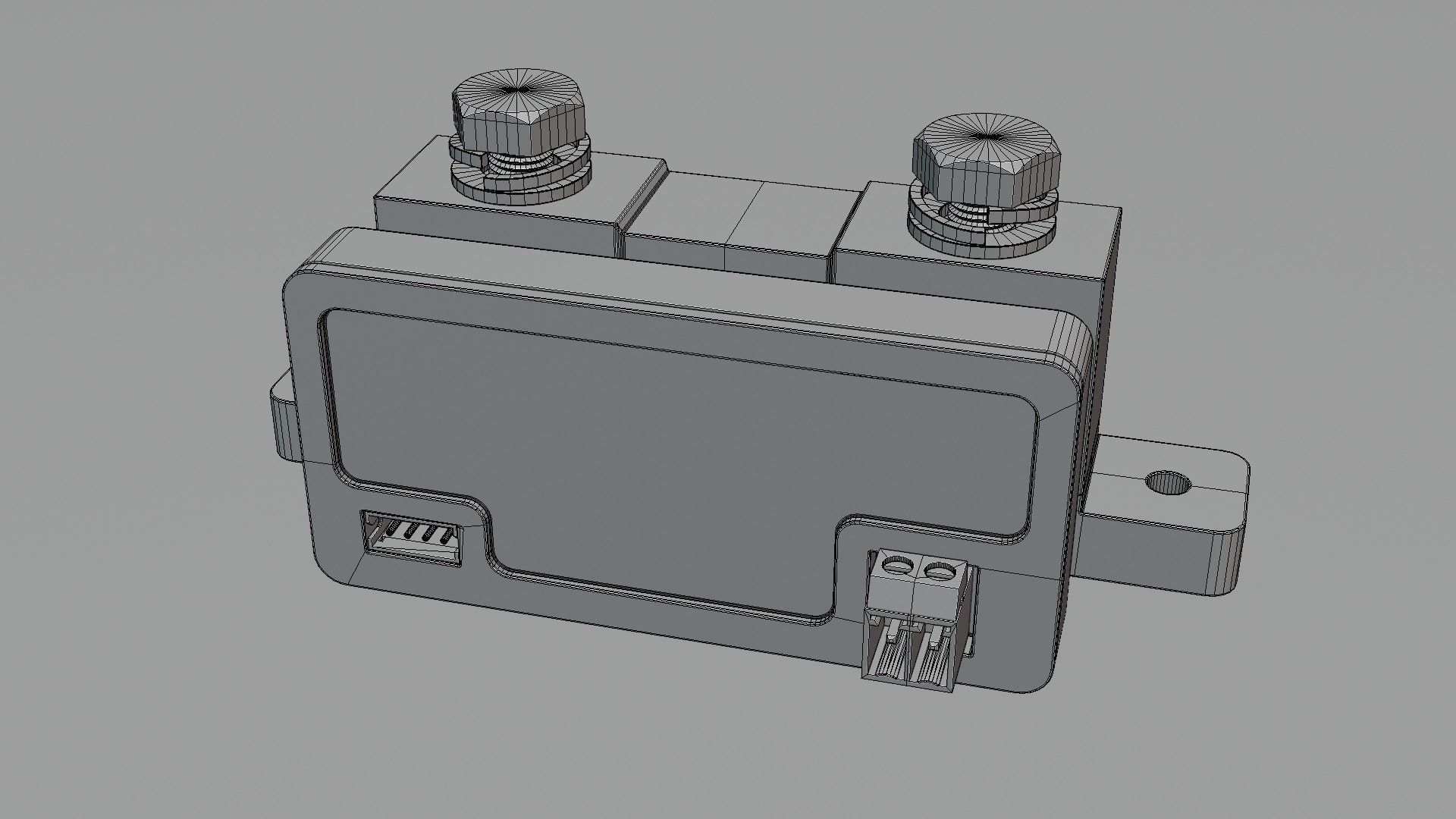 Victron SmartShunt Low-poly 3D model_18