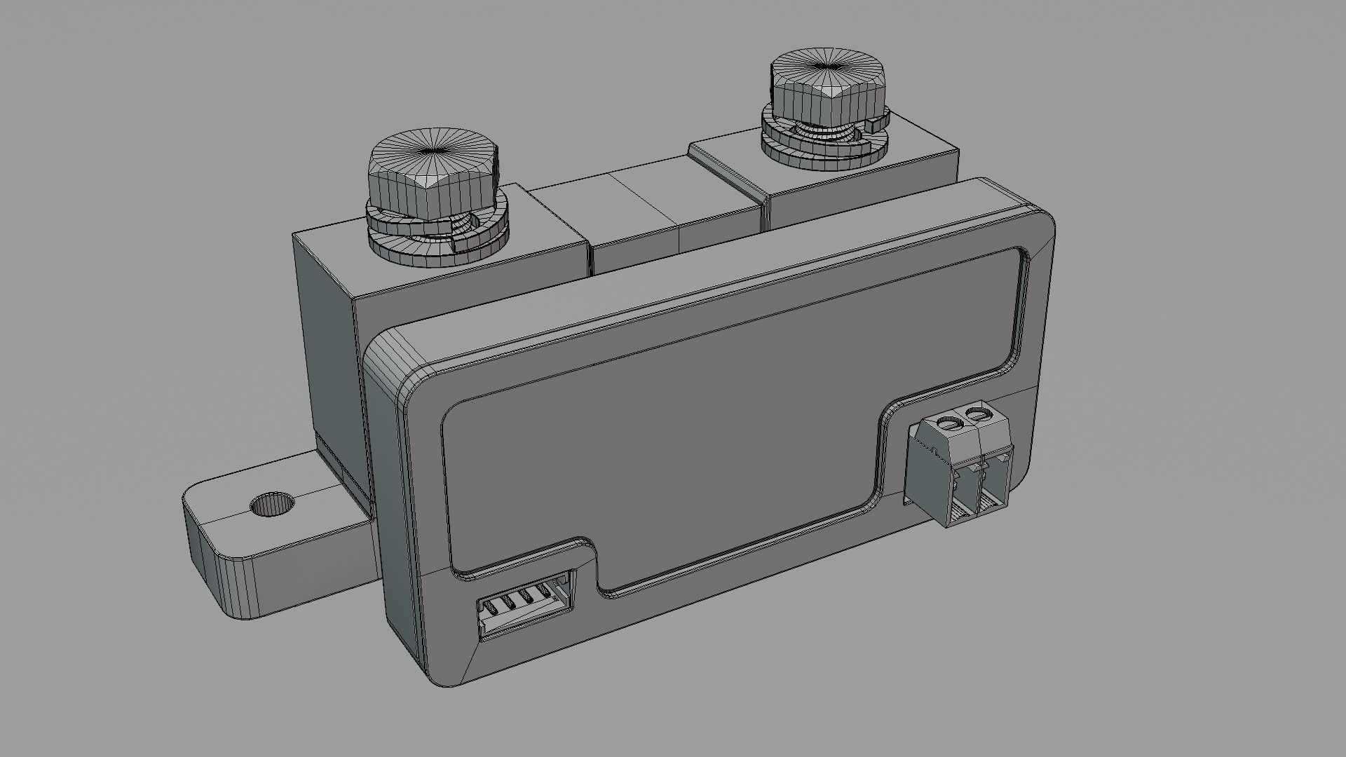 Victron SmartShunt Low-poly 3D model_2