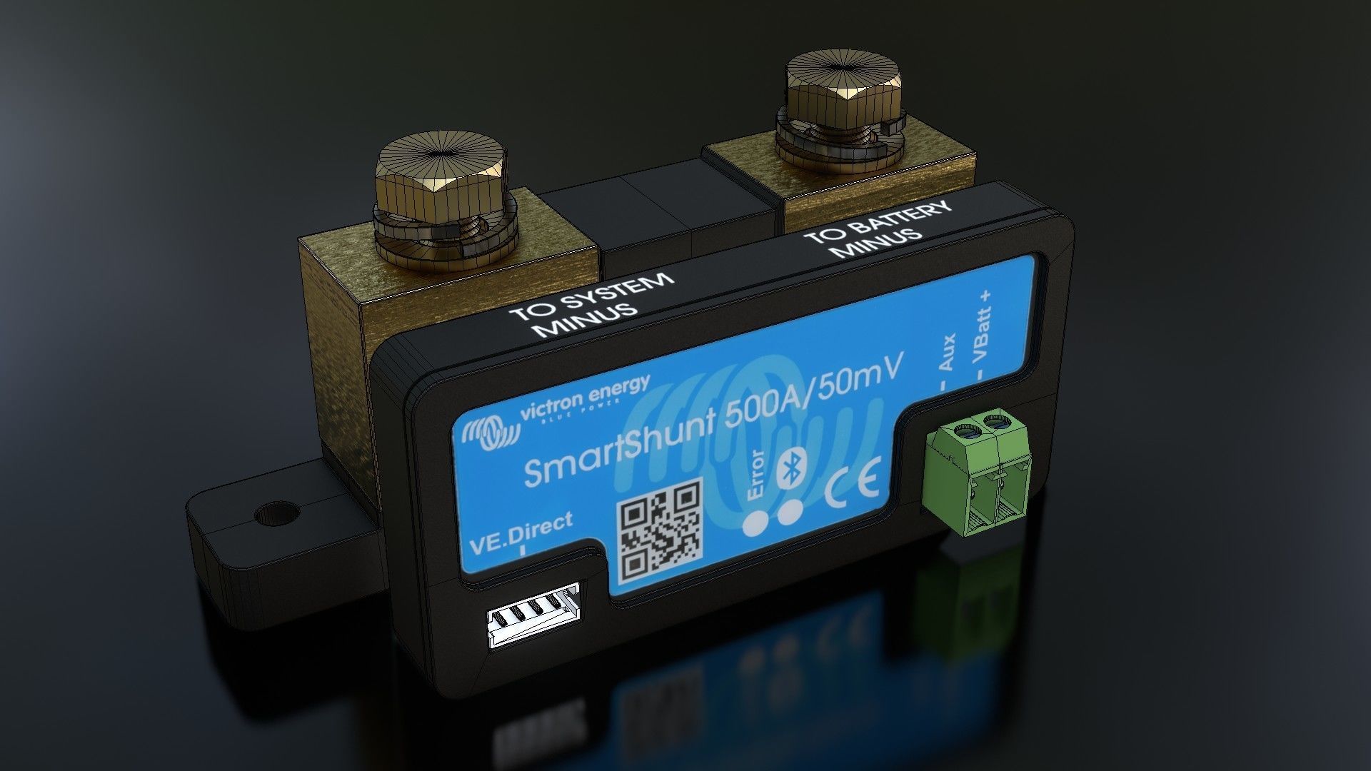Victron SmartShunt Low-poly 3D model_22